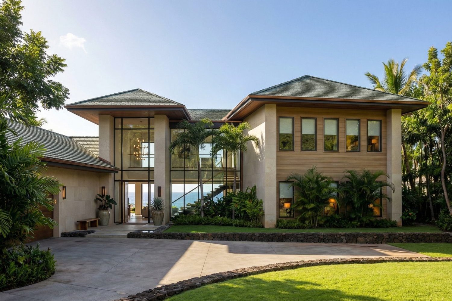 New house rendering in Maui, Hawaii